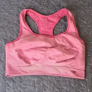 New Balance pink sports bra
